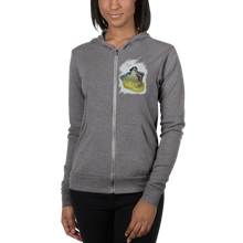 Load image into Gallery viewer, Unisex Zip-Up "Decision Time" Hoodie