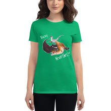 Load image into Gallery viewer, Women's "Sticky Never Dies" Graphic Tee