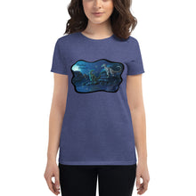 Load image into Gallery viewer, Women's "Nighttime Raptors" Graphic Tee