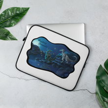 Load image into Gallery viewer, "Nighttime Raptors" Laptop Sleeve