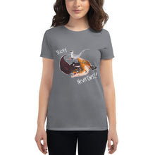 Load image into Gallery viewer, Women's "Sticky Never Dies" Graphic Tee