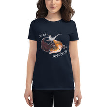 Load image into Gallery viewer, Women&#39;s &quot;Sticky Never Dies&quot; Graphic Tee
