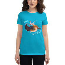 Load image into Gallery viewer, Women&#39;s &quot;Sticky Never Dies&quot; Graphic Tee
